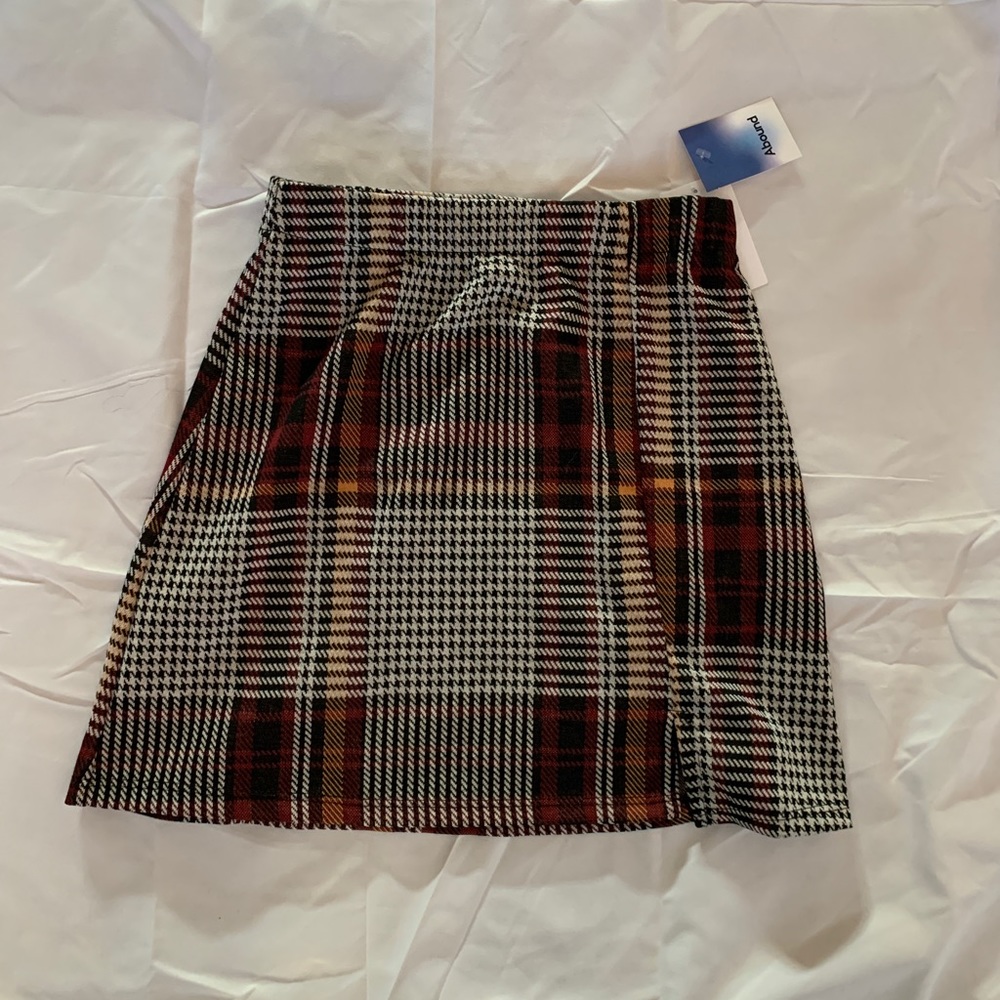 Nordstrom Plaid Mini Skirt